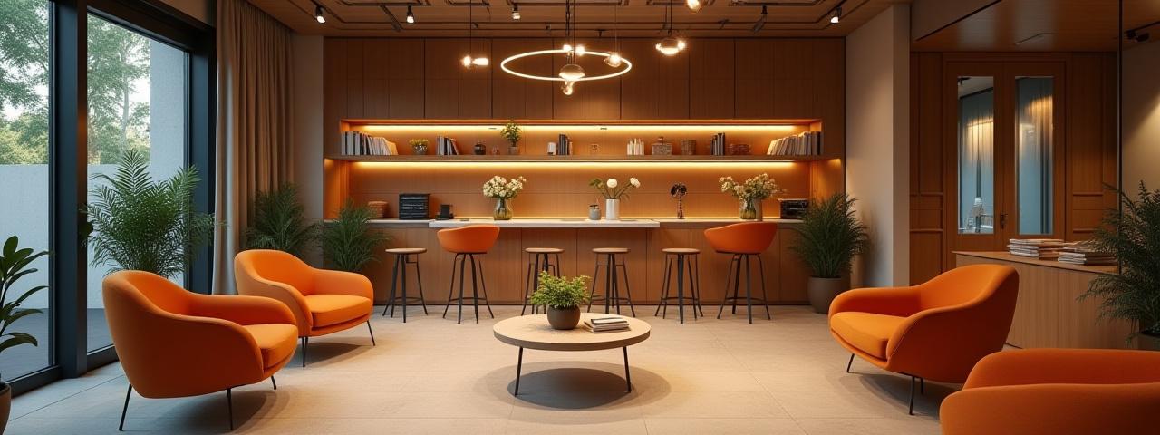 Teaház tervezési vázlatok és tea csészék asztalon